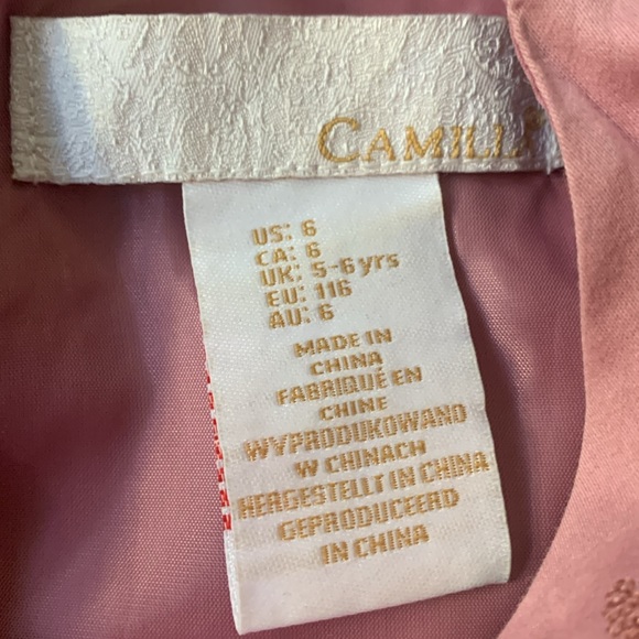 Camilla Girls Dress Size 6 - Picture 3 of 10